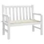 Cojín de banco de jardín tela Oxford crema 100x50x3 cm de vidaXL, Cojines para sillas y sofás - Ref: Foro24-43197, Precio: 16...