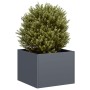 Jardinera acero gris antracita 40x40x30 cm en Macetas y jardineras | Comprar online en Foru.es