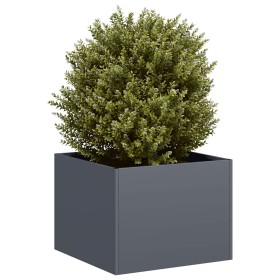 Jardinera acero gris antracita 40x40x30 cm en Macetas y jardineras | Comprar online en Foru.es
