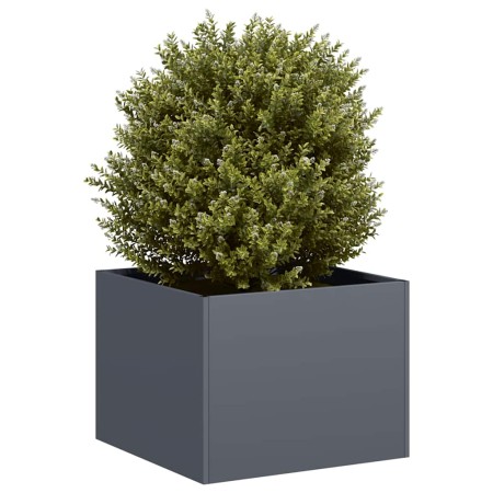 Jardinera acero gris antracita 40x40x30 cm en Macetas y jardineras | Comprar online en Foru.es