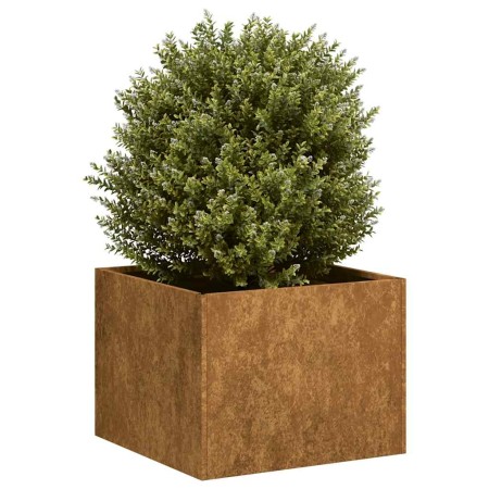 Jardinera oxidada acero corten 40x40x30 cm en Macetas y jardineras | Comprar online en Foru.es