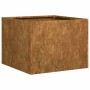 Jardinera oxidada acero corten 40x40x30 cm en Macetas y jardineras | Comprar online en Foru.es
