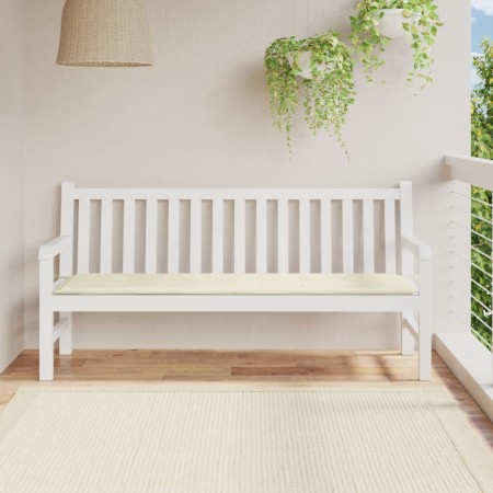 Cojín de banco de jardín tela Oxford crema 180x50x3 cm de vidaXL, Cojines para sillas y sofás - Ref: Foro24-43200, Precio: 16...