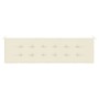 Cojín de banco de jardín tela Oxford crema 180x50x3 cm de vidaXL, Cojines para sillas y sofás - Ref: Foro24-43200, Precio: 16...