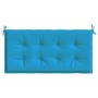 Cojín de banco de jardín tela Oxford azul 100x50x3 cm de vidaXL, Cojines para sillas y sofás - Ref: Foro24-43201, Precio: 17,...