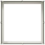 Jardinera acero blanco 80x80x30 cm en Macetas y jardineras | Comprar online en Foru.es