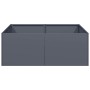 Jardinera acero gris antracita 80x80x30 cm en Macetas y jardineras | Comprar online en Foru.es