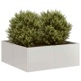 Jardinera 80x80x30 cm Acero inoxidable en Macetas y jardineras | Comprar online en Foru.es