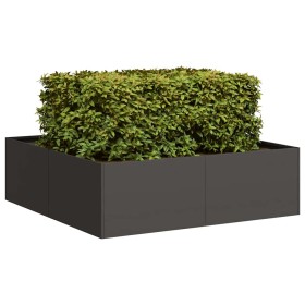 Jardinera acero negro 100x100x30 cm en Macetas y jardineras | Comprar online en Foru.es