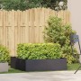 Jardinera acero negro 100x100x30 cm en Macetas y jardineras | Comprar online en Foru.es