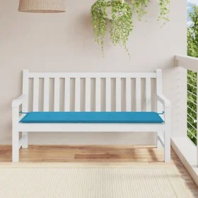 Garden bench cushion Oxford fabric blue 150x50x3 cm by vidaXL, Cushions for chairs and sofas - Ref: Foro24-43203, Price: 19,2...