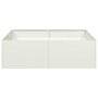 Jardinera acero blanco 100x100x30 cm en Macetas y jardineras | Comprar online en Foru.es