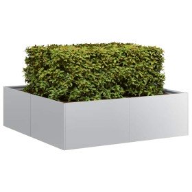 Jardinera 100x100x30 cm de acero galvanizado en Macetas y jardineras | Comprar online en Foru.es