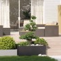 Jardinera acero negro 100x100x40 cm en Macetas y jardineras | Comprar online en Foru.es