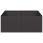 Jardinera acero negro 100x100x40 cm en Macetas y jardineras | Comprar online en Foru.es