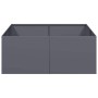 Jardinera acero gris antracita 100x100x40 cm en Macetas y jardineras | Comprar online en Foru.es