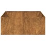 Jardinera oxidada 100x100x40 cm acero corten en Macetas y jardineras | Comprar online en Foru.es