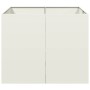 Jardinera acero blanco 100x100x80 cm en Macetas y jardineras | Comprar online en Foru.es