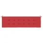 Cojín de banco de jardín tela Oxford rojo 180x50x3 cm de vidaXL, Cojines para sillas y sofás - Ref: Foro24-43212, Precio: 18,...