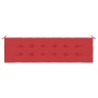 Cojín de banco de jardín tela Oxford rojo 180x50x3 cm de vidaXL, Cojines para sillas y sofás - Ref: Foro24-43212, Precio: 22,...