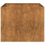 Jardinera oxidada 100x100x80 cm acero corten en Macetas y jardineras | Comprar online en Foru.es