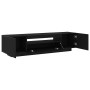 Gabinete de TV Negro 160 x 35 x 40 cm Madera contrachapada en Muebles TV | Comprar online en Foru.es