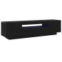Gabinete de TV Negro 160 x 35 x 40 cm Madera contrachapada en Muebles TV | Comprar online en Foru.es