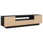 Gabinete de TV Negro 160 x 35 x 40 cm Madera contrachapada en Muebles TV | Comprar online en Foru.es