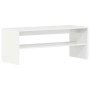 Mueble de TV madera contrachapada blanco brillante 100x40x40 cm en Muebles TV | Comprar online en Foru.es