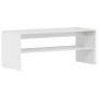 Mueble de TV madera contrachapada blanco brillante 100x40x40 cm en Muebles TV | Comprar online en Foru.es