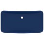 Lavabo rectangular de lujo cerámica azul oscuro mate 71x38 cm de vidaXL, Lavabos - Ref: Foro24-146957, Precio: 83,39 €, Descu...