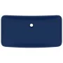Luxury rectangular matte dark blue ceramic washbasin 71x38 cm by vidaXL, Sinks - Ref: Foro24-146957, Price: 71,61 €, Discount: %