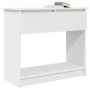 Mesa consola con cajones blanca 85,5x38,5x74,5 cm en Mesas auxiliares | Comprar online en Foru.es