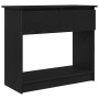 Mesa consola con cajones negra 85,5x38,5x74,5 cm en Mesas auxiliares | Comprar online en Foru.es