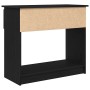 Mesa consola con cajones negra 85,5x38,5x74,5 cm en Mesas auxiliares | Comprar online en Foru.es