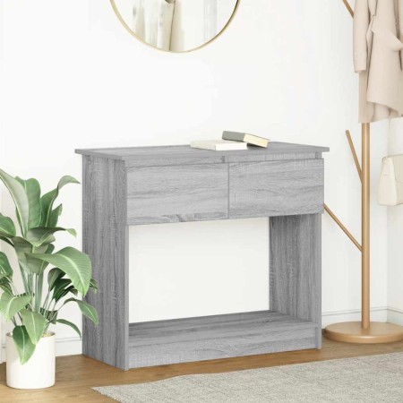 Mesa consola con cajones Sonoma gris 85,5x38,5x74,5 cm en Mesas auxiliares | Comprar online en Foru.es