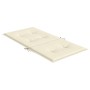 Cojín silla jardín respaldo bajo 4 uds tela Oxford crema de vidaXL, Cojines para sillas y sofás - Ref: Foro24-47553, Precio: ...