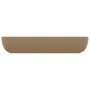 Lavabo rectangular de lujo de cerámica crema mate 71x38 cm de vidaXL, Lavabos - Ref: Foro24-146963, Precio: 101,99 €, Descuen...