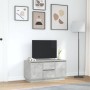 Mueble de TV con luces LED gris hormigón 100x41x50 cm en Muebles TV | Comprar online en Foru.es