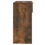 Mesa consola madera contrachapada roble ahumado 90x36x75 cm de vidaXL, Mesas auxiliares - Ref: Foro24-817072, Precio: 56,59 €...