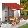 Toldo de lona naranja y marrón 400x300 cm en Toldos | Comprar online en Foru.es