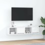 Muebles de TV 2 uds Blanco 60x31x25,5 cm Madera de ingeniería en Muebles TV | Comprar online en Foru.es