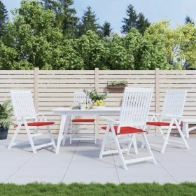 Cojines de silla de jardín 4 uds tela rojo 40x40x3 cm de vidaXL, Cojines para sillas y sofás - Ref: Foro24-47593, Precio: 37,...