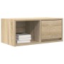 Mueble para TV madera contrachapada roble ahumado 60x31x25,5 cm en Muebles TV | Comprar online en Foru.es