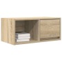 Muebles de TV 2 uds madera ingeniería roble Sonoma 60x31x25,5cm en Muebles TV | Comprar online en Foru.es