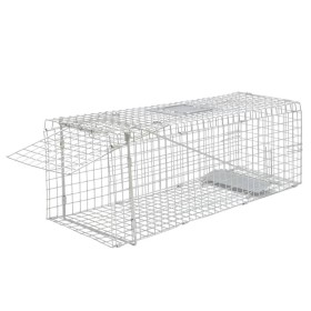 Trampa para animales vivos galvanizada 80 cm de vidaXL, Trampas para animales - Ref: Foro24-170237, Precio: 52,13 €, Descuent...