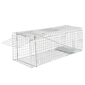 Trampa para animales vivos galvanizada 80 cm de vidaXL, Trampas para animales - Ref: Foro24-170237, Precio: 50,88 €, Descuent...