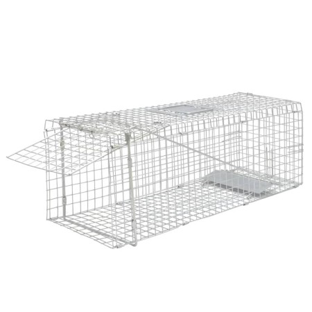 Trampa para animales vivos galvanizada 80 cm de vidaXL, Trampas para animales - Ref: Foro24-170237, Precio: 52,13 €, Descuent...