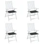 Cojines de silla de jardín 4 uds tela negro 40x40x3 cm de vidaXL, Cojines para sillas y sofás - Ref: Foro24-47594, Precio: 34...