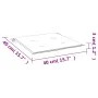Cojines de silla de jardín 4 uds tela negro 40x40x3 cm de vidaXL, Cojines para sillas y sofás - Ref: Foro24-47594, Precio: 34...